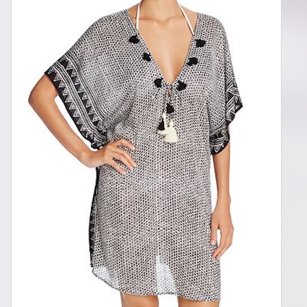 COOLCHANGE Positano Caftan Swim Cover-Up